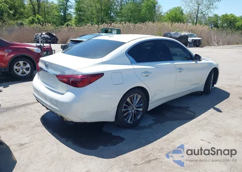 2018 Infiniti Q50 3.0T Luxe z USA, uszkodzony, nr VIN JN1EV7AR0JM436521